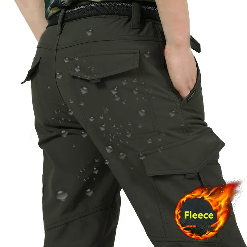 Fishing Pants Waterproof - Winter Dicke Hosen Männer Doppel Schicht