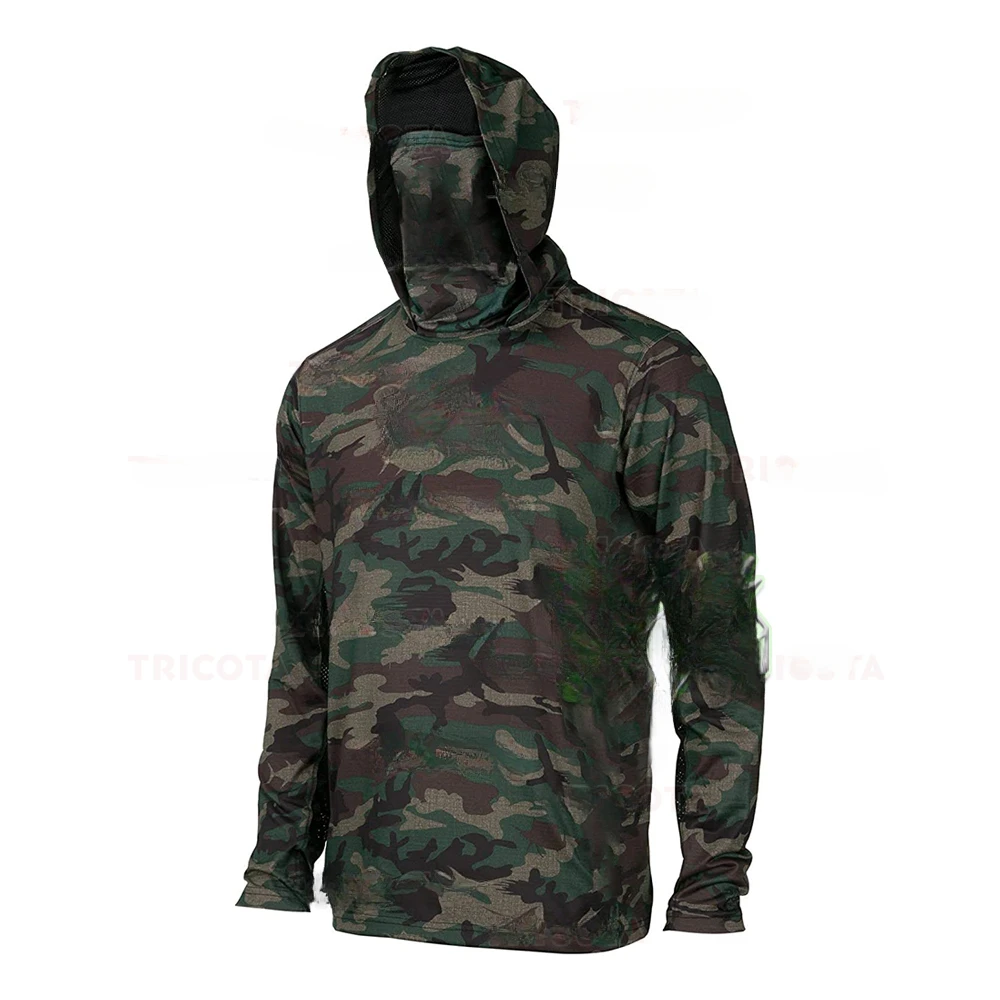 Herren-Angel-Hoodie-Shirts mit – Fishing Mask Sun Protection Bewertung und Preis